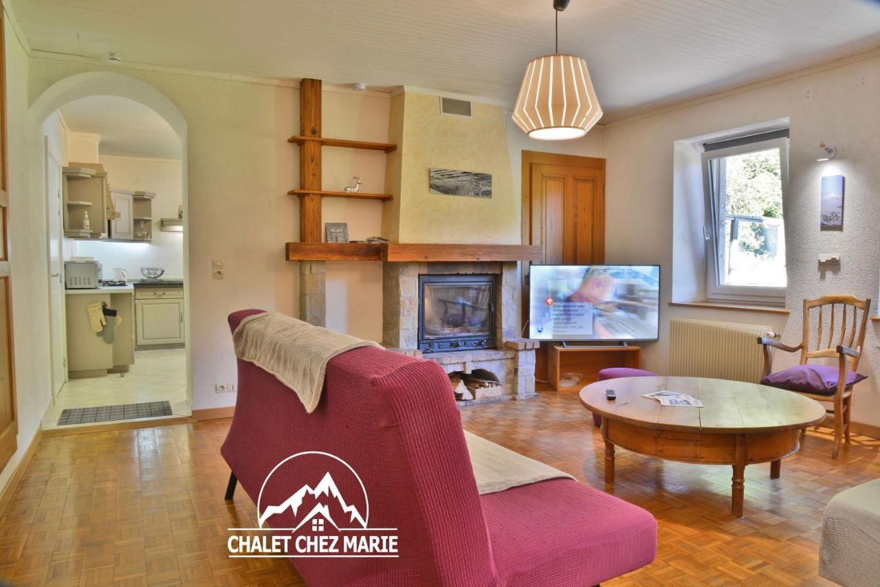 Appartement 6 Pers 70 M² Dans Chalet Chez Marie Монрьон Экстерьер фото